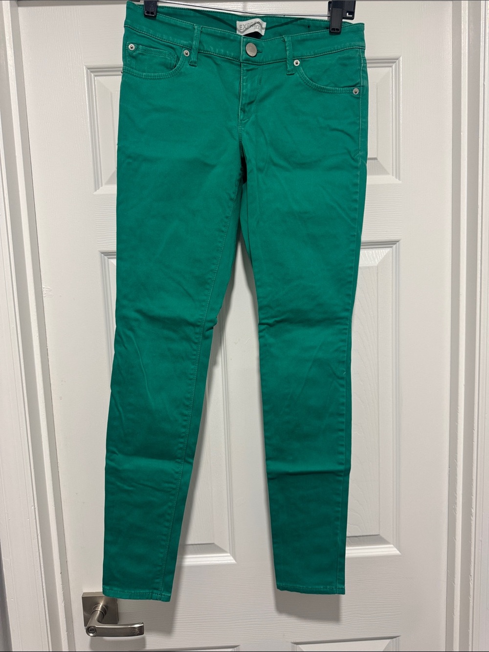 Express Women’s Skinny Jeans in Emerald Green